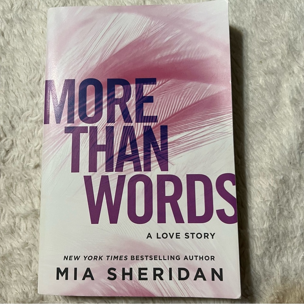 🌴More Than Words by Mia Sheridan Paperback Book